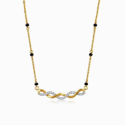 Gold Ananta Lab Grown Diamond Mangalsutra