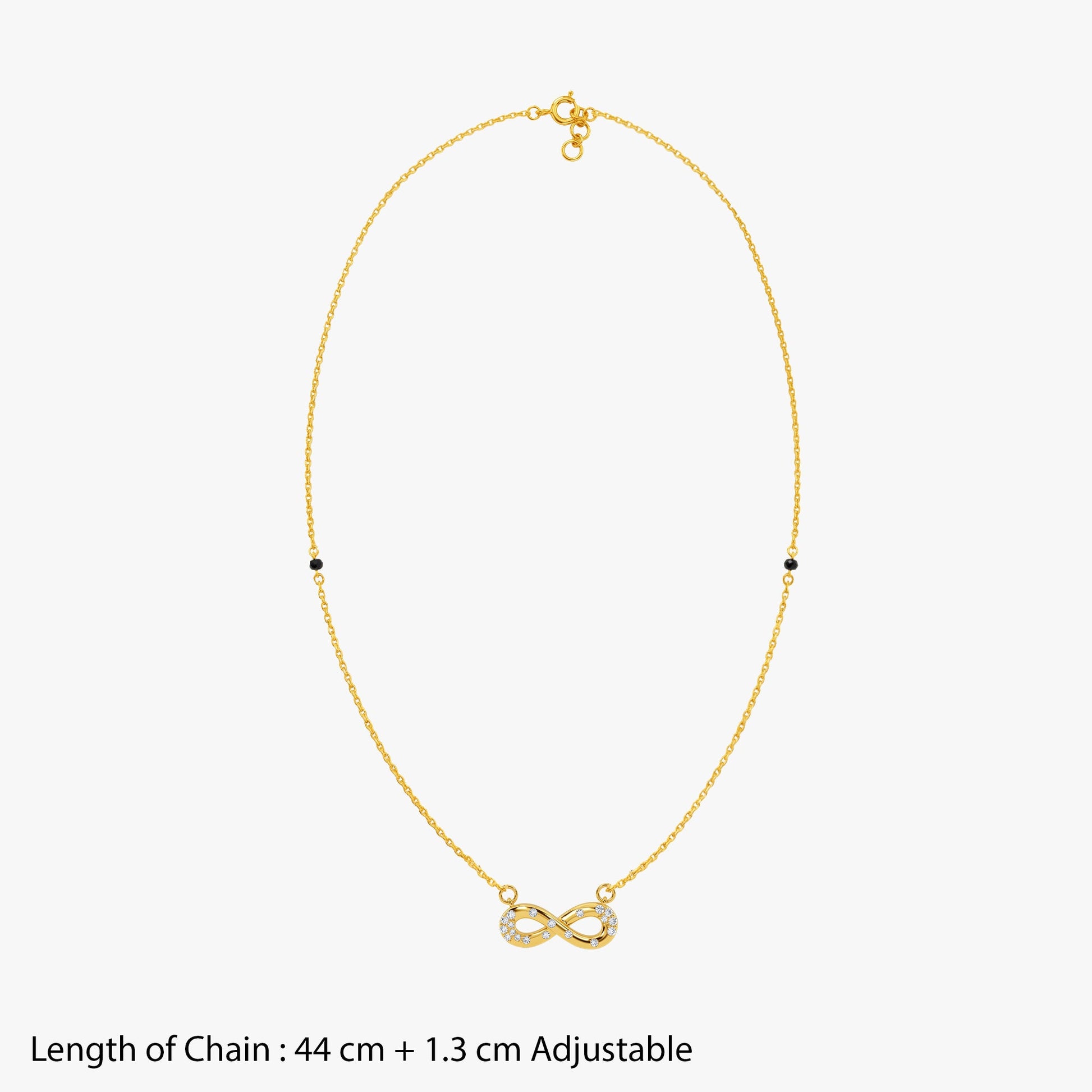 Gold Infini Lumiere Lab Grown Diamond Mangalsutra