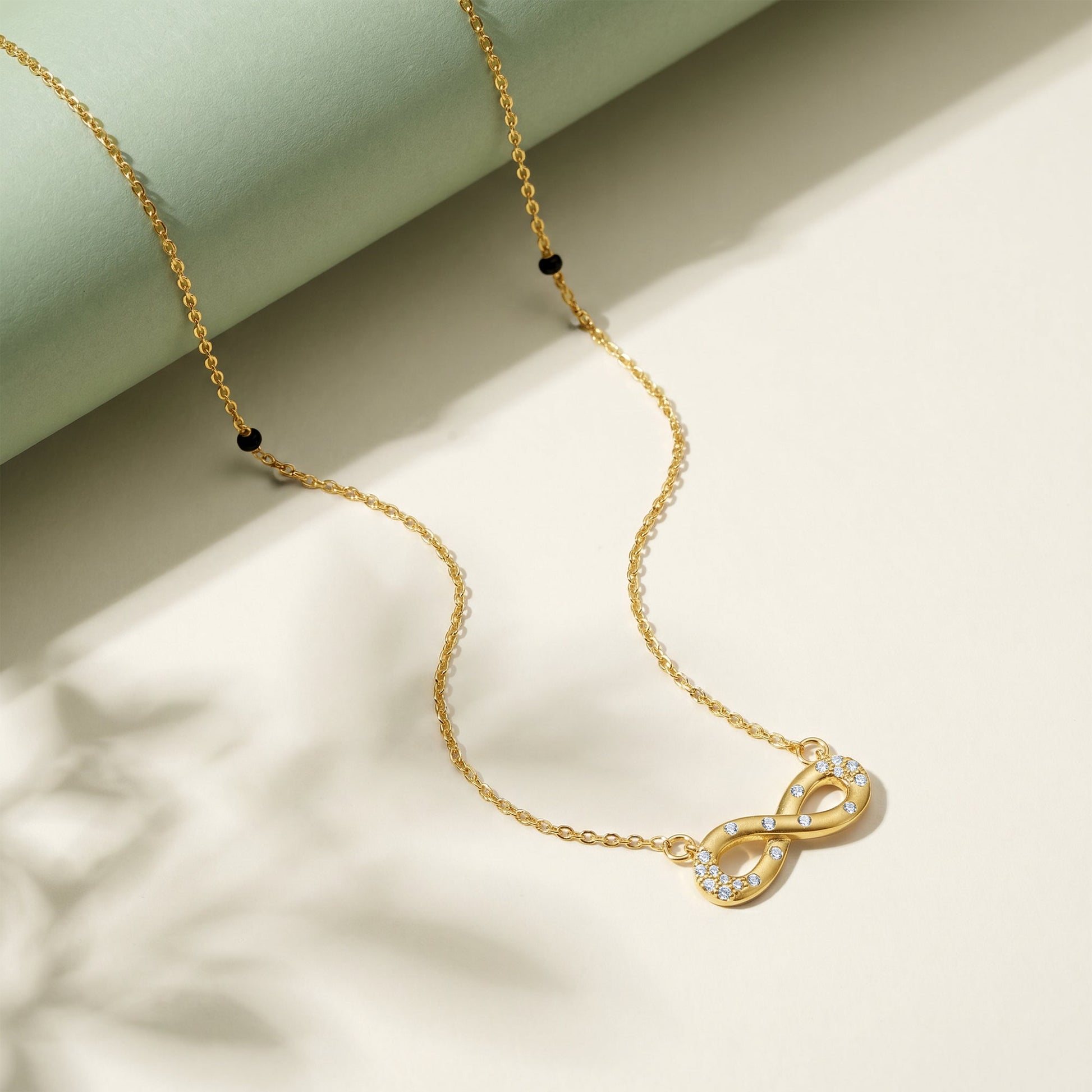 Gold Infini Lumiere Lab Grown Diamond Mangalsutra