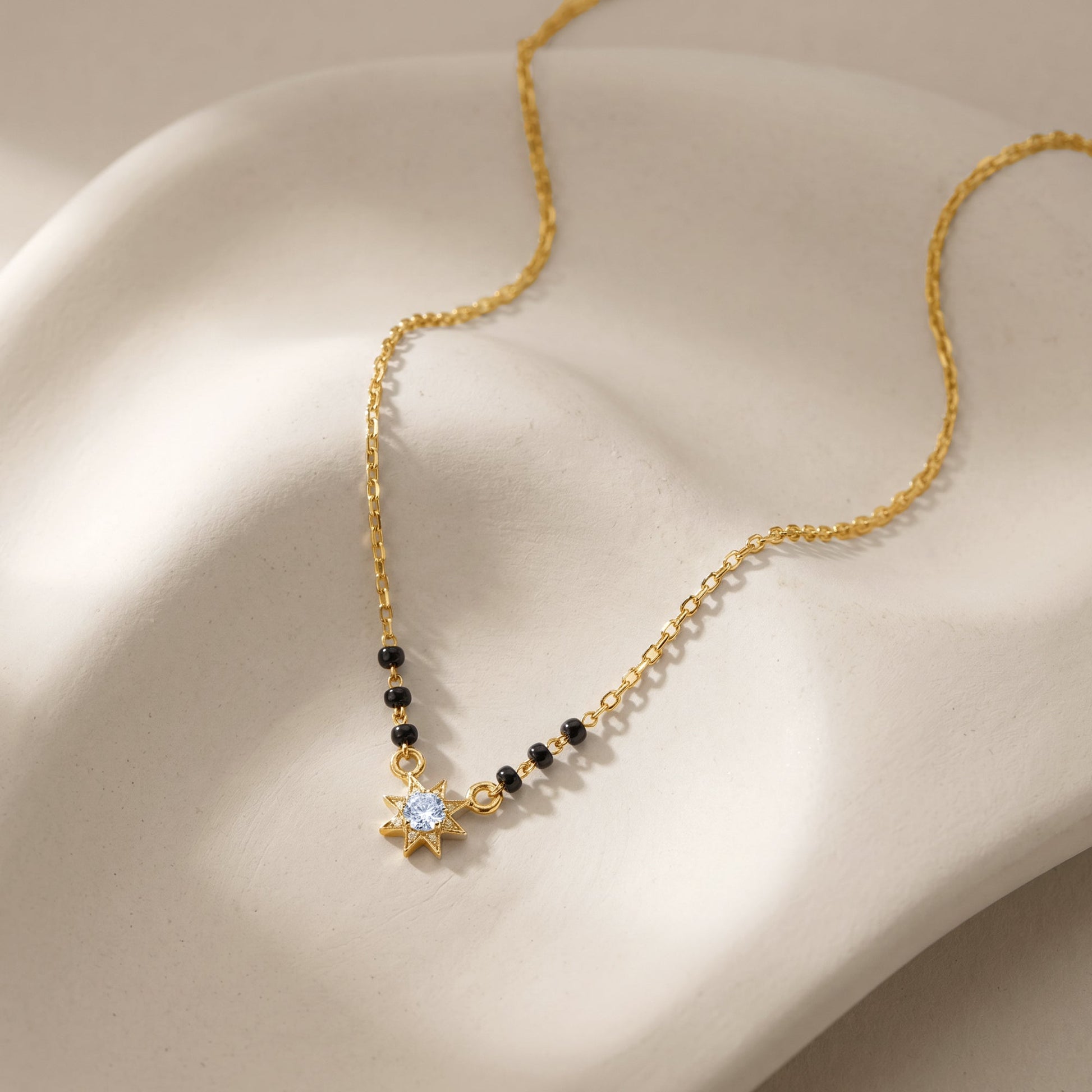 Gold Saubhagya Lab Grown Diamond Mangalsutra
