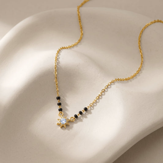Gold Saubhagya Lab Grown Diamond Mangalsutra