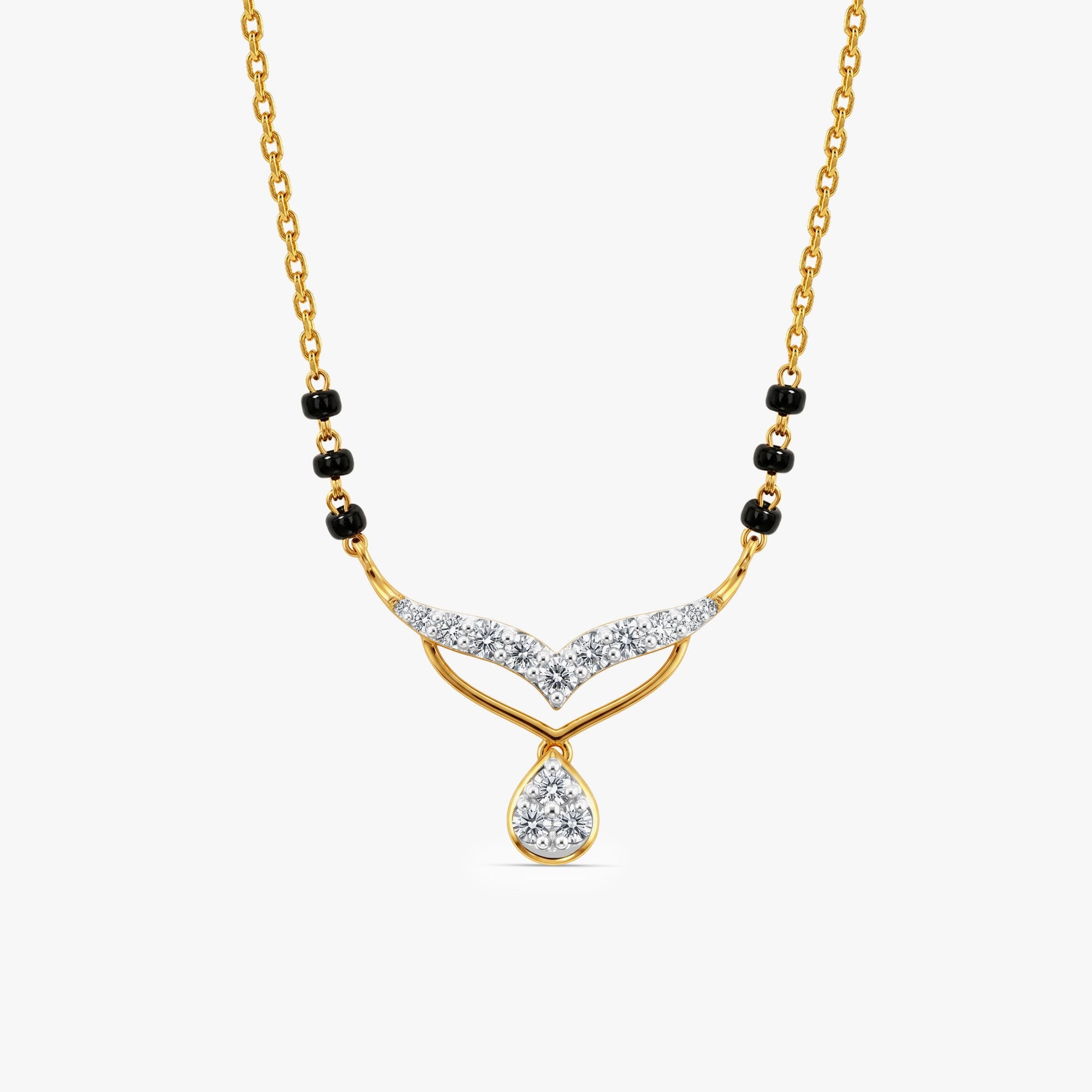 Gold Anant Prem Lab Grown Diamond Mangalsutra
