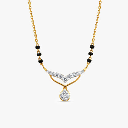Gold Anant Prem Lab Grown Diamond Mangalsutra