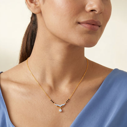Gold Anant Prem Lab Grown Diamond Mangalsutra