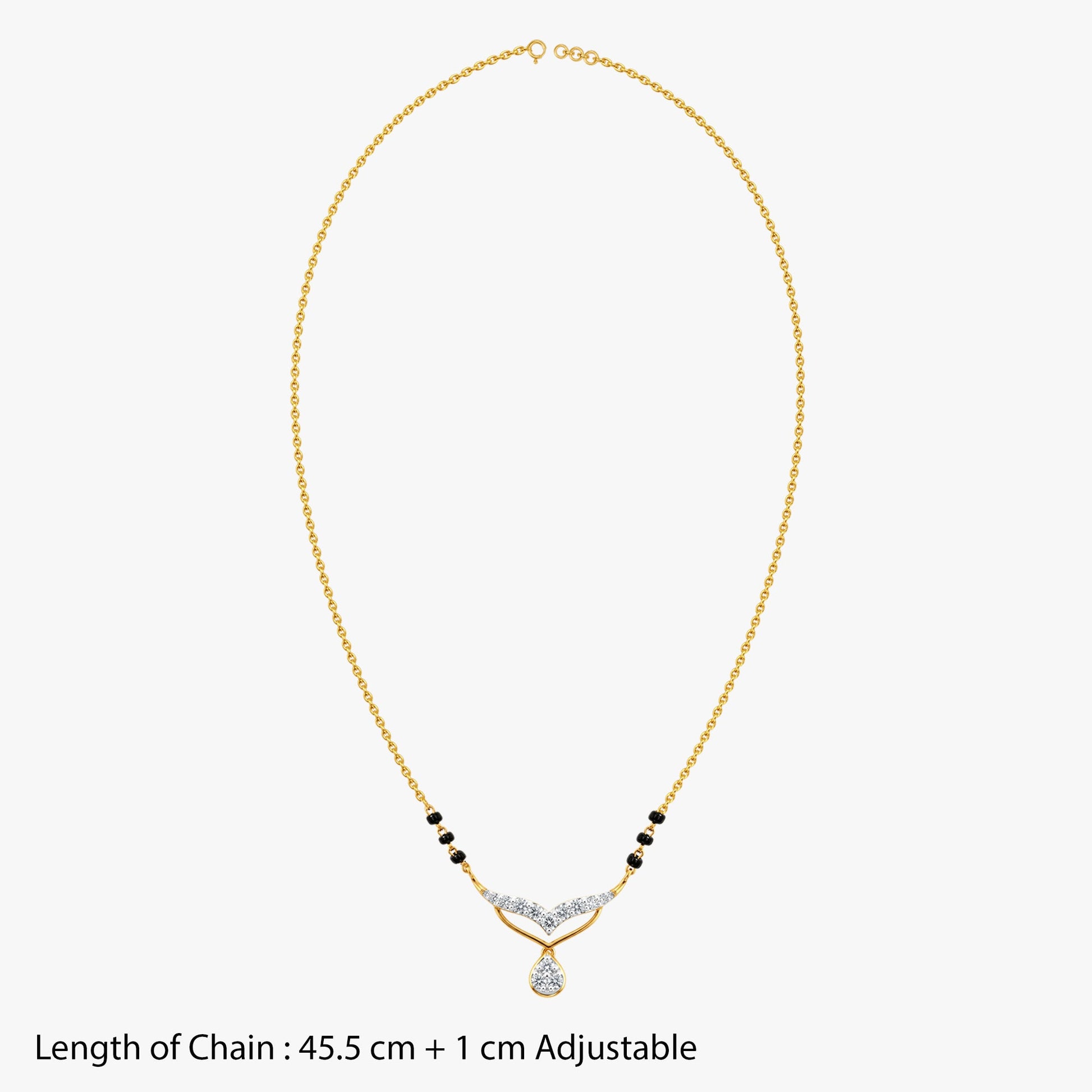 Gold Anant Prem Lab Grown Diamond Mangalsutra