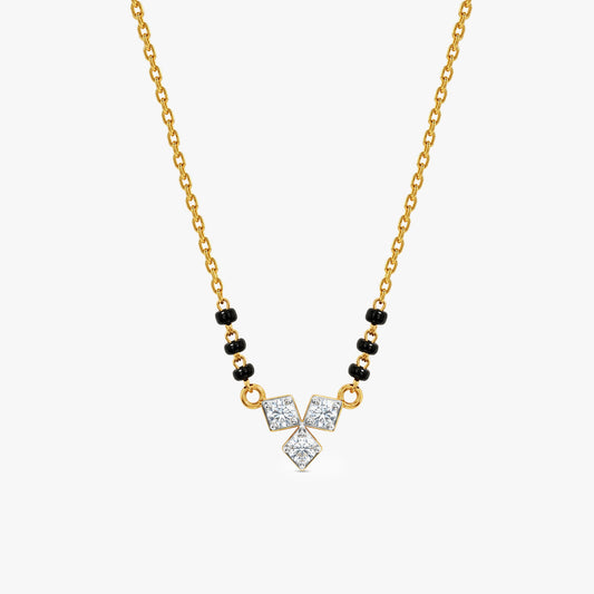 Gold Surbhi Lab Grown Diamond Mangalsutra