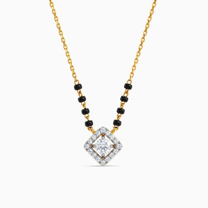 Gold Shalini Lab Grown Diamond Mangalsutra