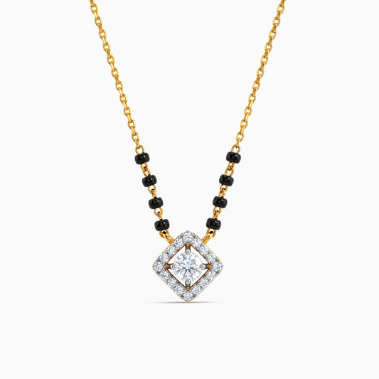 Gold Shalini Lab Grown Diamond Mangalsutra