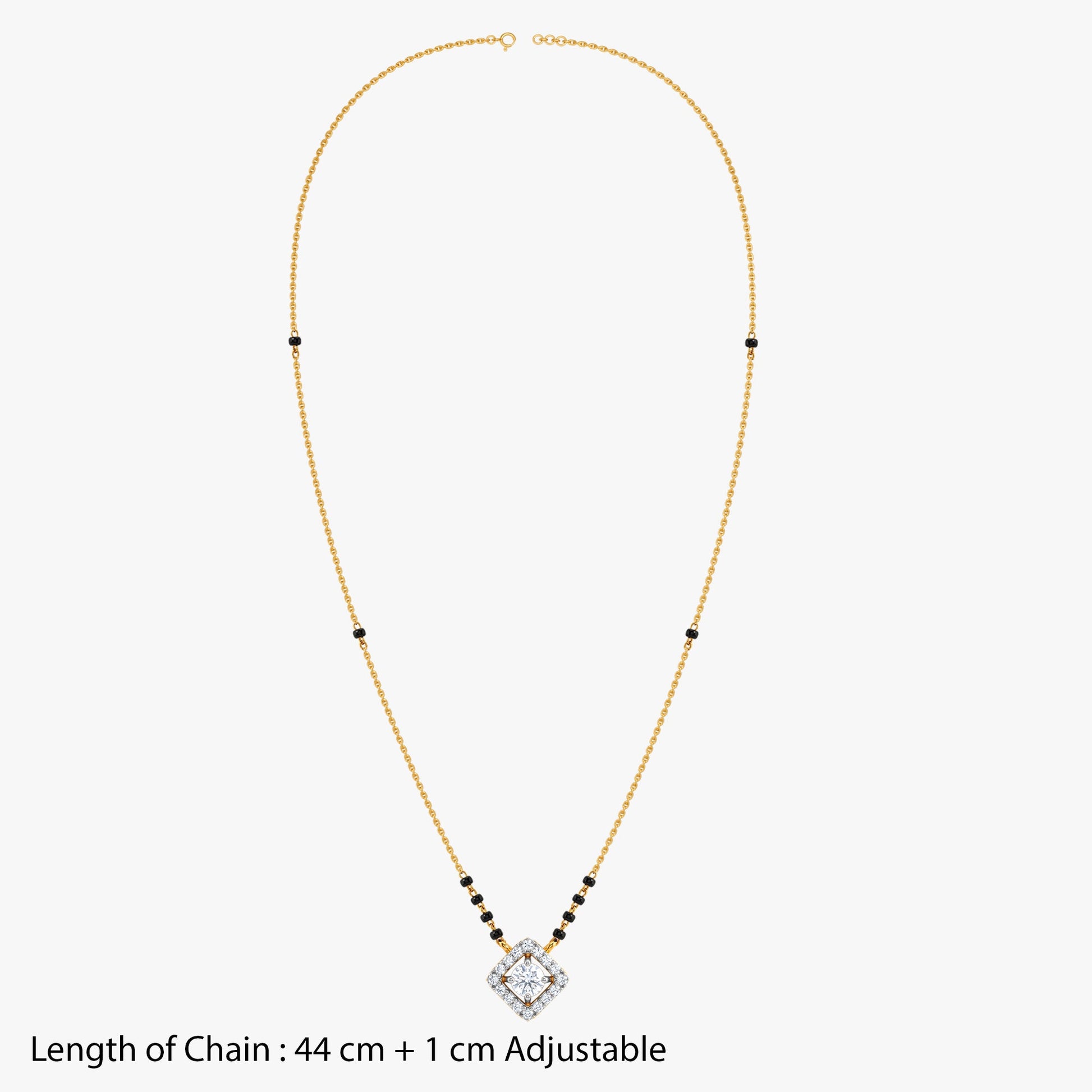 Gold Shalini Lab Grown Diamond Mangalsutra