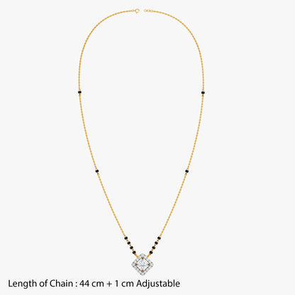 Gold Shalini Lab Grown Diamond Mangalsutra