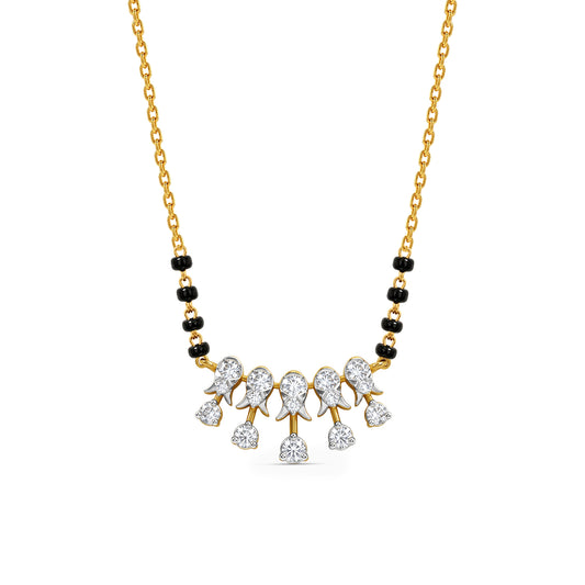 Gold Nitya Bandhan Lab Grown Diamond Mangalsutra