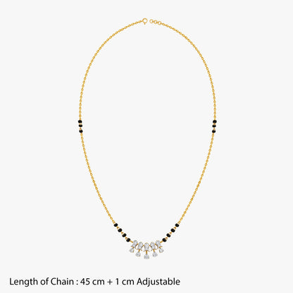 Gold Nitya Bandhan Lab Grown Diamond Mangalsutra