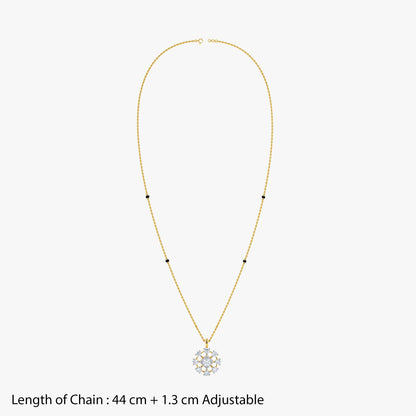 Gold Sangeeta Lab Grown Diamond Mangalsutra