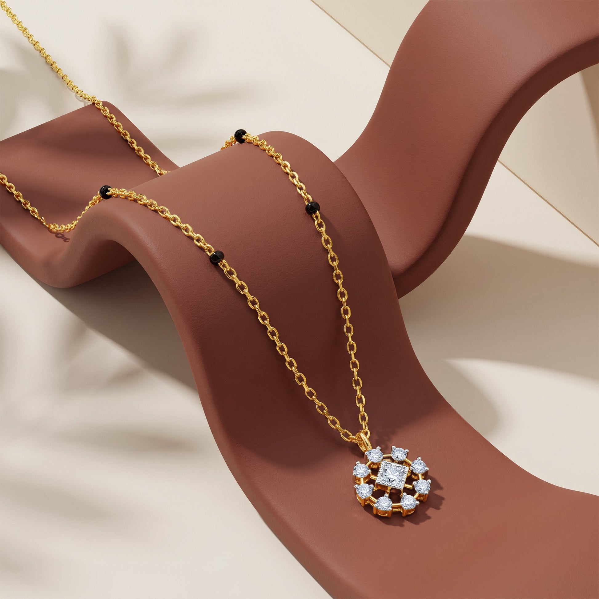 Gold Sangeeta Lab Grown Diamond Mangalsutra
