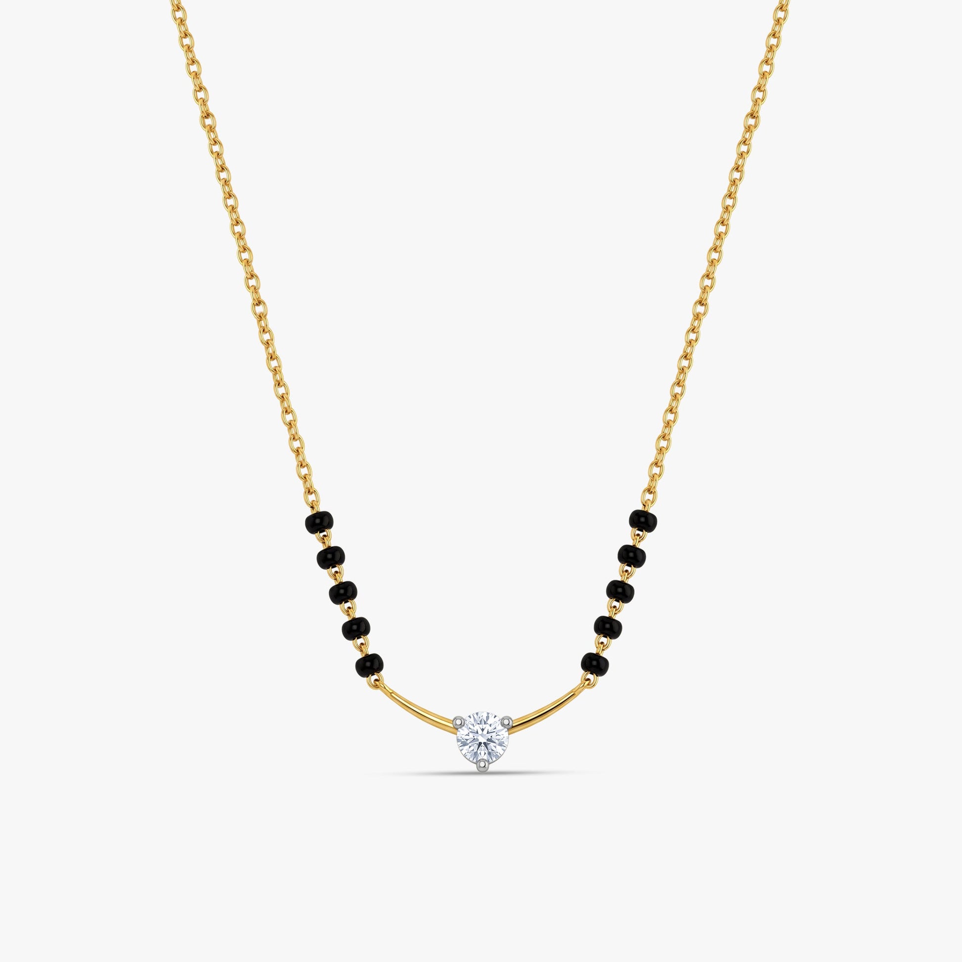 Gold Archana Lab Grown Diamond Mangalsutra