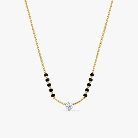 Gold Archana Lab Grown Diamond Mangalsutra