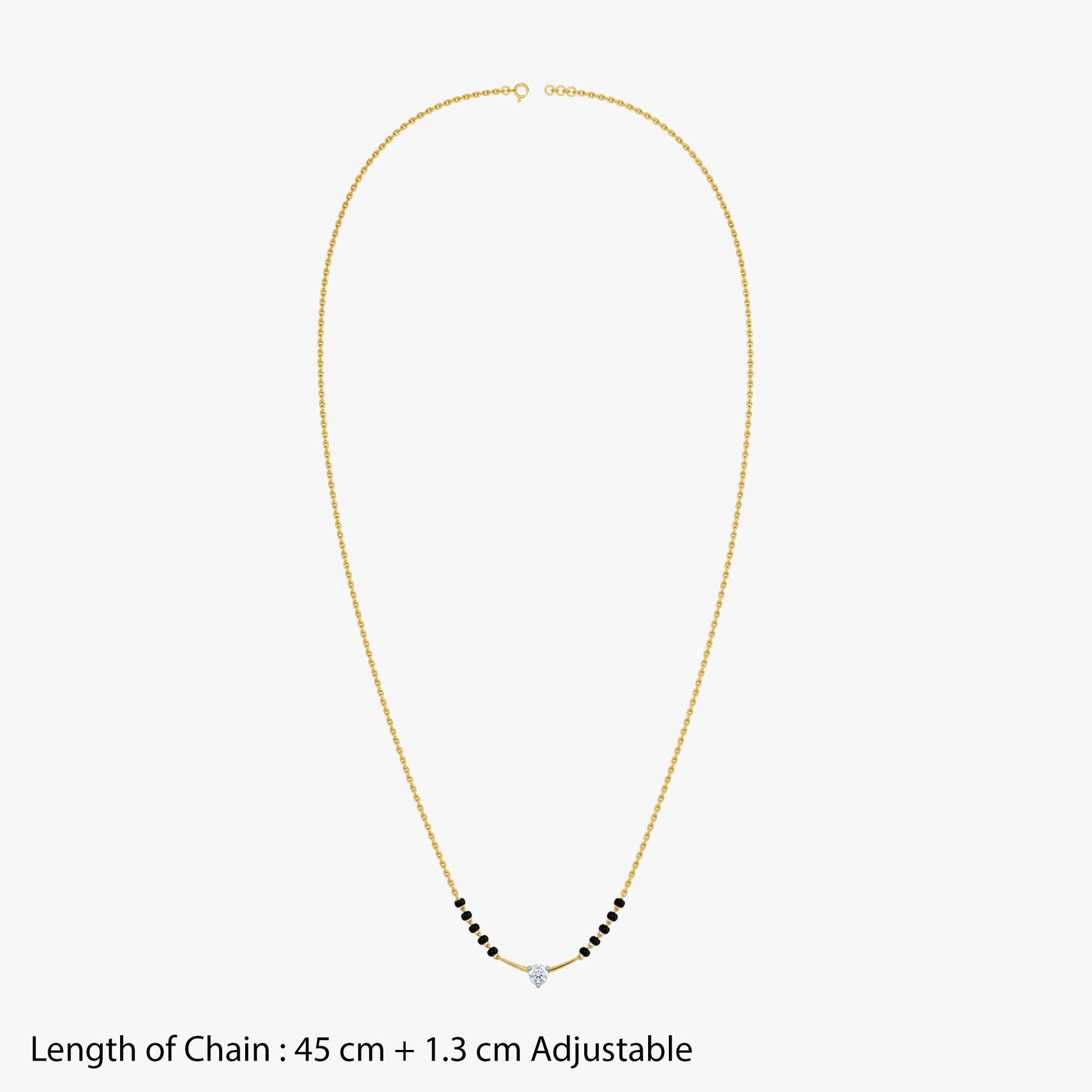 Gold Archana Lab Grown Diamond Mangalsutra