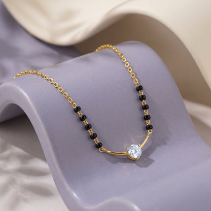 Gold Archana Lab Grown Diamond Mangalsutra
