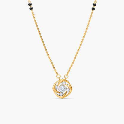 Gold Vimala Lab Grown Diamond Mangalsutra