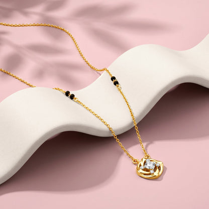Gold Vimala Lab Grown Diamond Mangalsutra