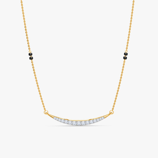 Gold Sohini Lab Grown Diamond Mangalsutra