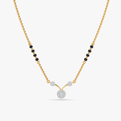 Gold Rudrani Lab Grown Diamond Mangalsutra