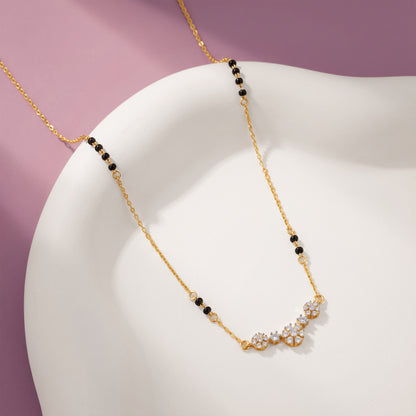 Gold Suchitra Lab Grown Diamond Mangalsutra