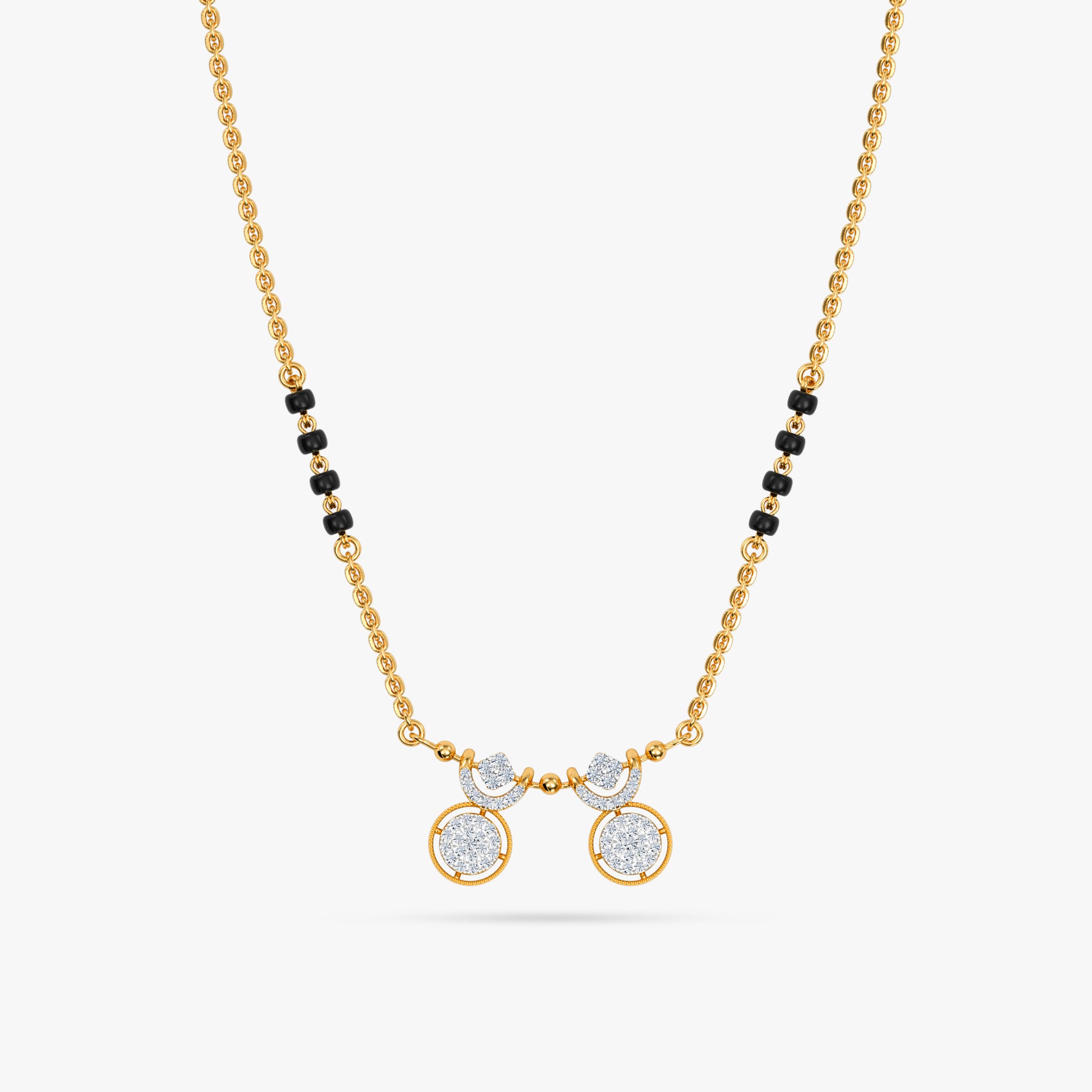 Gold Esha Lab Grown Diamond Mangalsutra