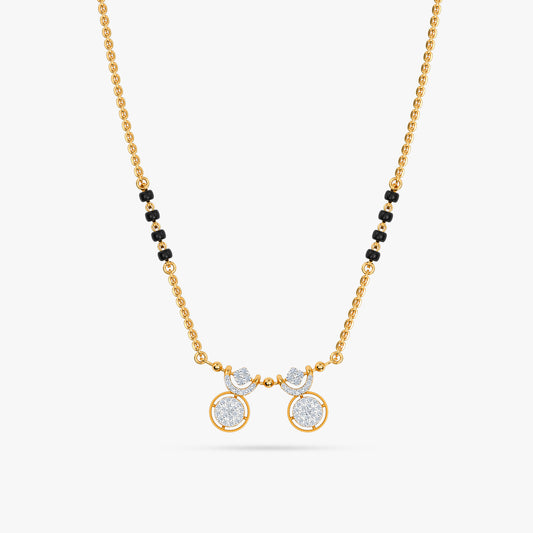 Gold Esha Lab Grown Diamond Mangalsutra
