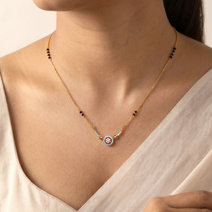 Gold Mia Lab Grown Diamond Mangalsutra