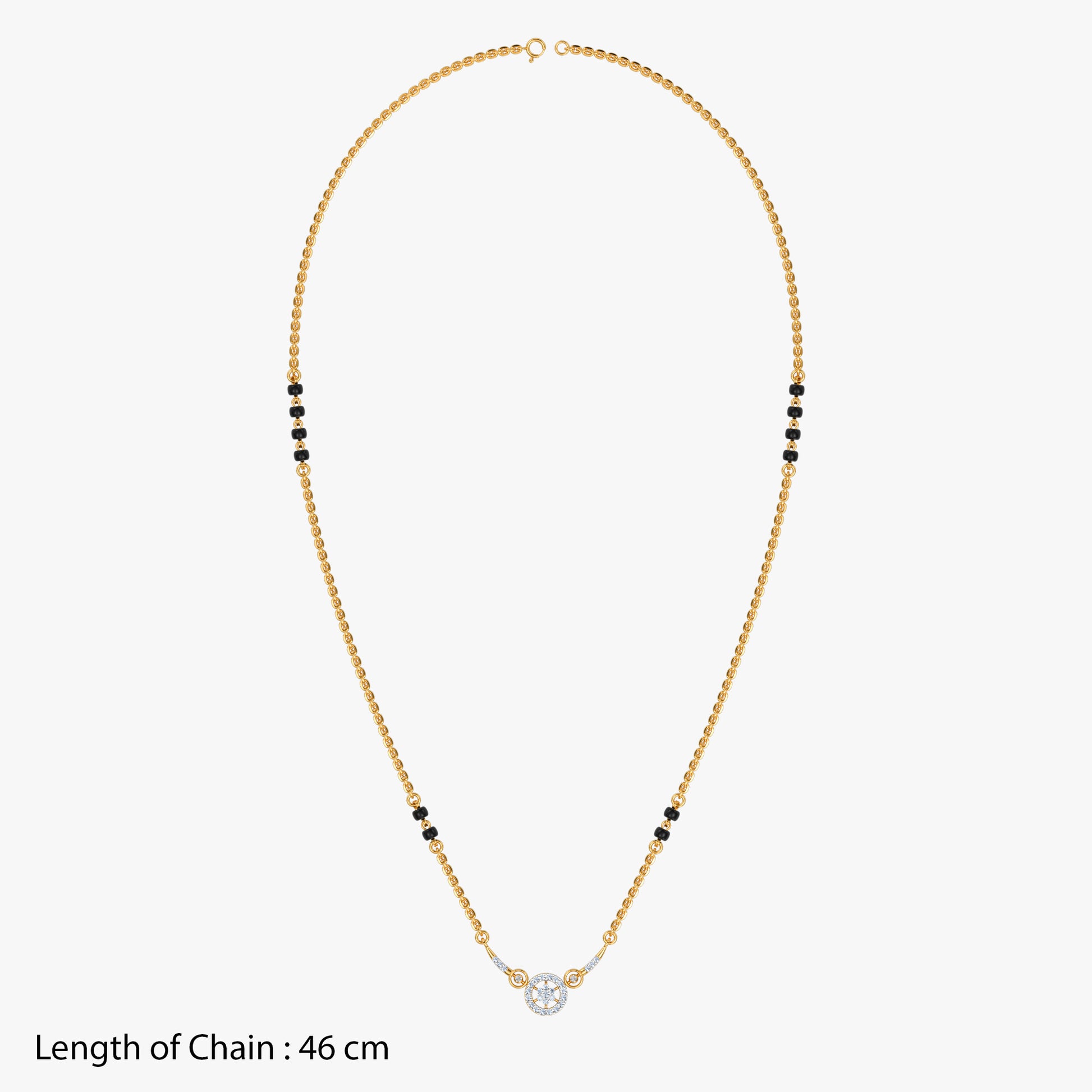 Gold Mia Lab Grown Diamond Mangalsutra