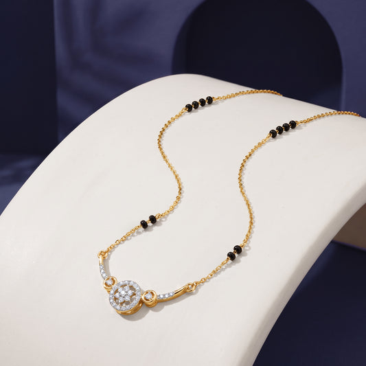 Gold Mia Lab Grown Diamond Mangalsutra