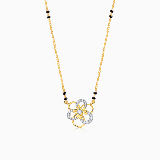 Gold Mallika Lab Grown Diamond Mangalsutra