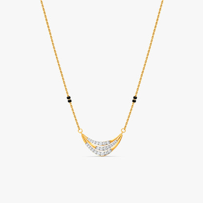 Gold Shalini Lab Grown Diamond Mangalsutra