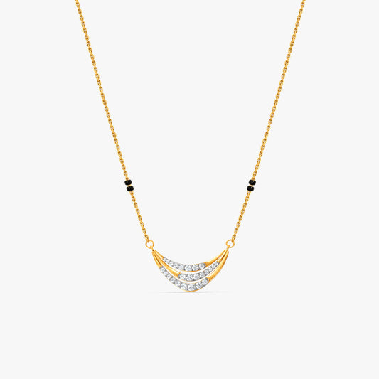Gold Shalini Lab Grown Diamond Mangalsutra