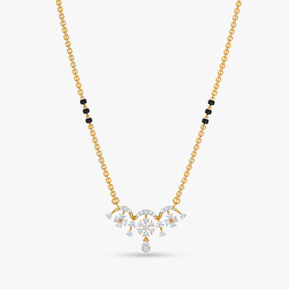 Gold Aaratrika Lab Grown Diamond Mangalsutra