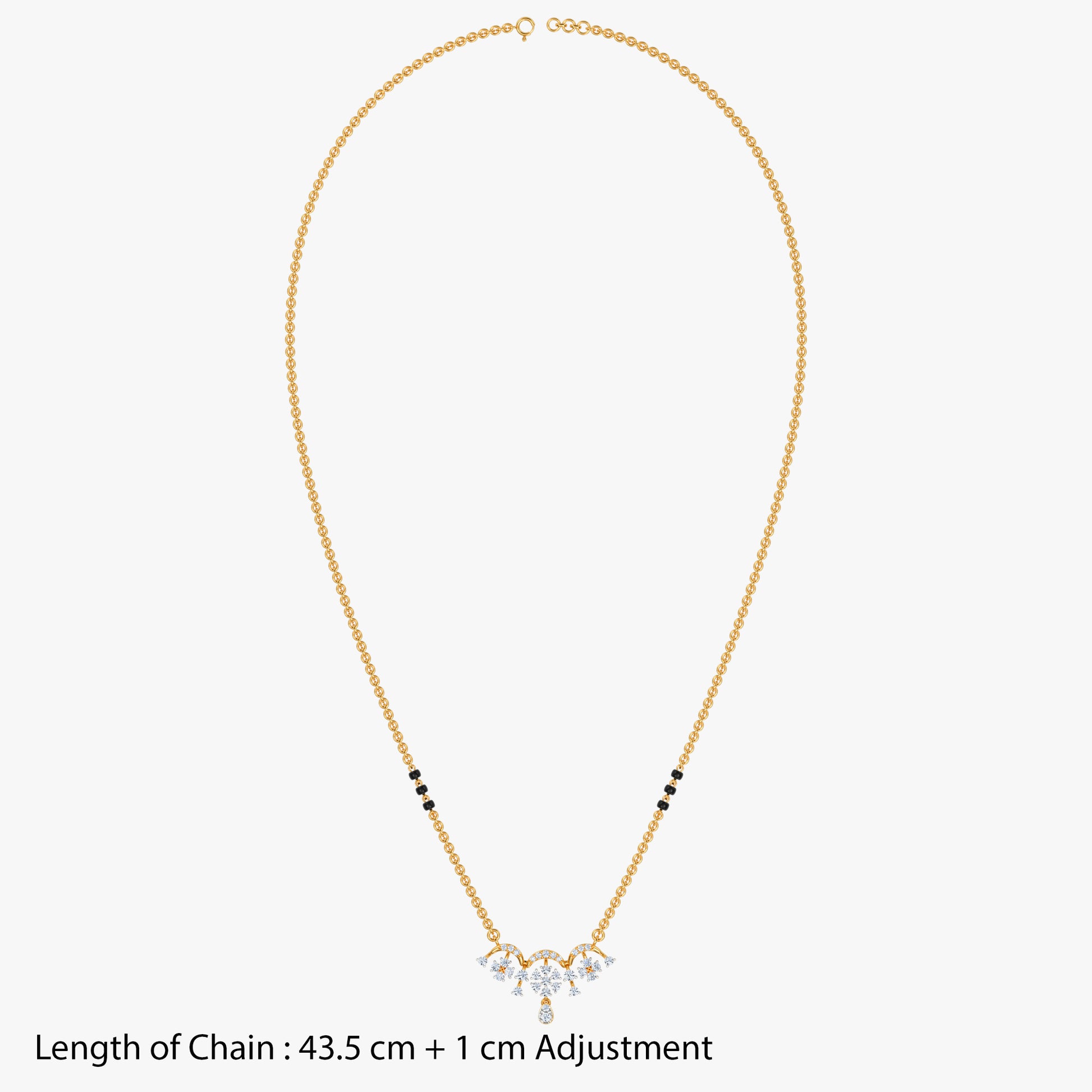 Gold Aaratrika Lab Grown Diamond Mangalsutra