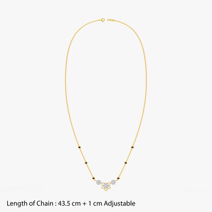 Gold Deepakshi Lab Grown Diamond Mangalsutra