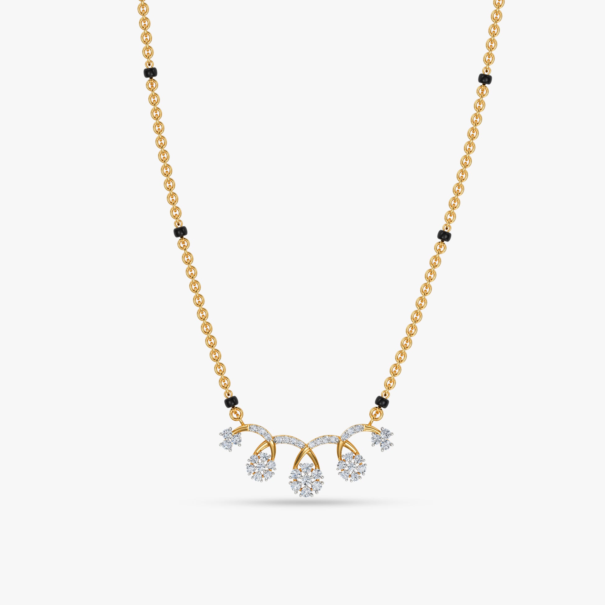 Gold Sanskriti Lab Grown Diamond Mangalsutra