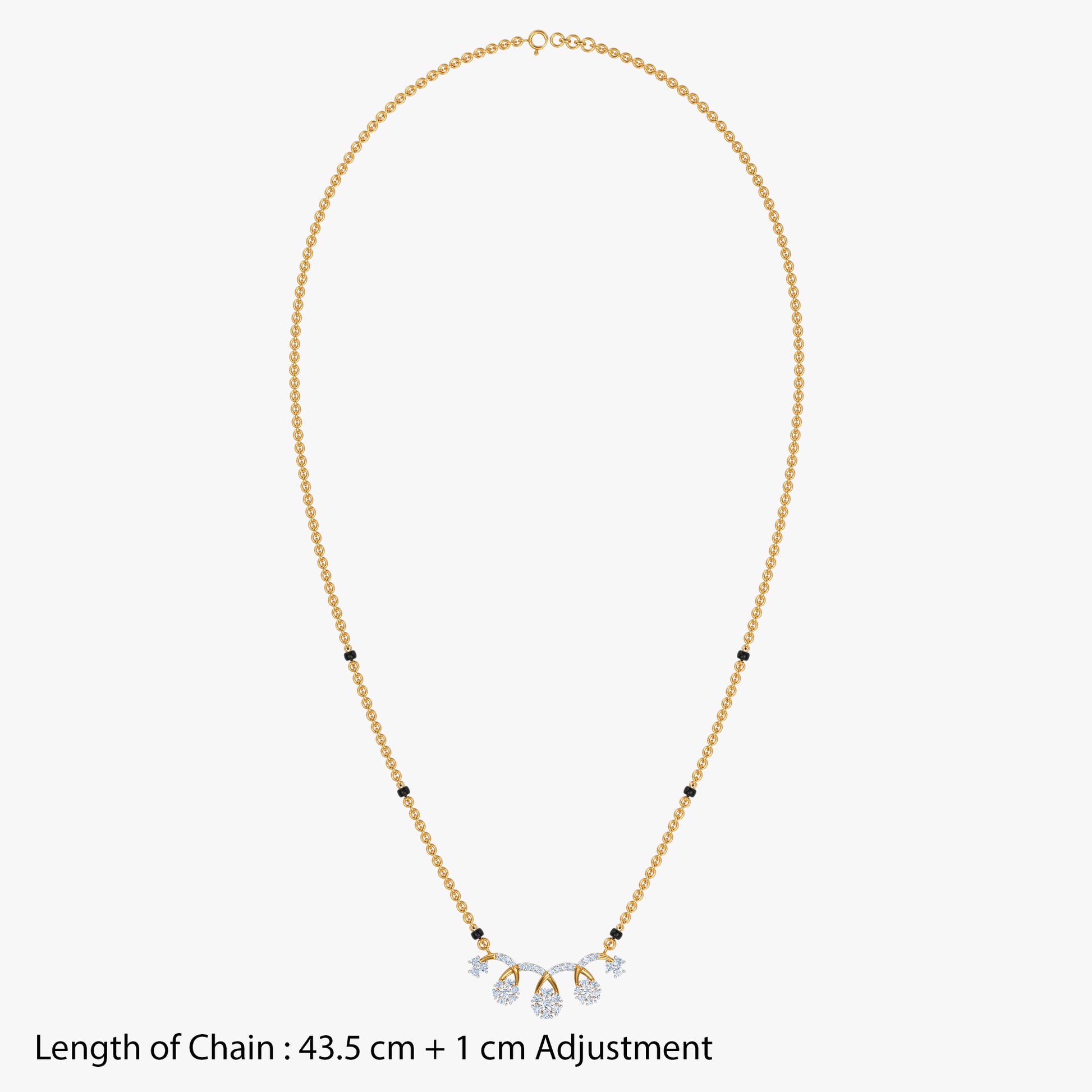 Gold Sanskriti Lab Grown Diamond Mangalsutra