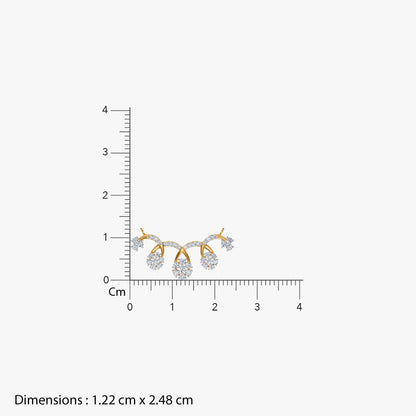 Gold Sanskriti Lab Grown Diamond Mangalsutra