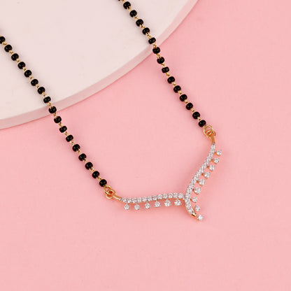 Gold Swathi Lab Grown Diamond Mangalsutra