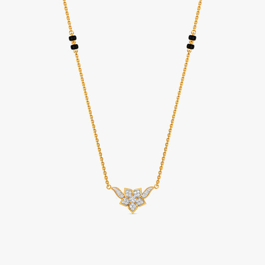 Gold Shyama Lab Grown Diamond Mangalsutra
