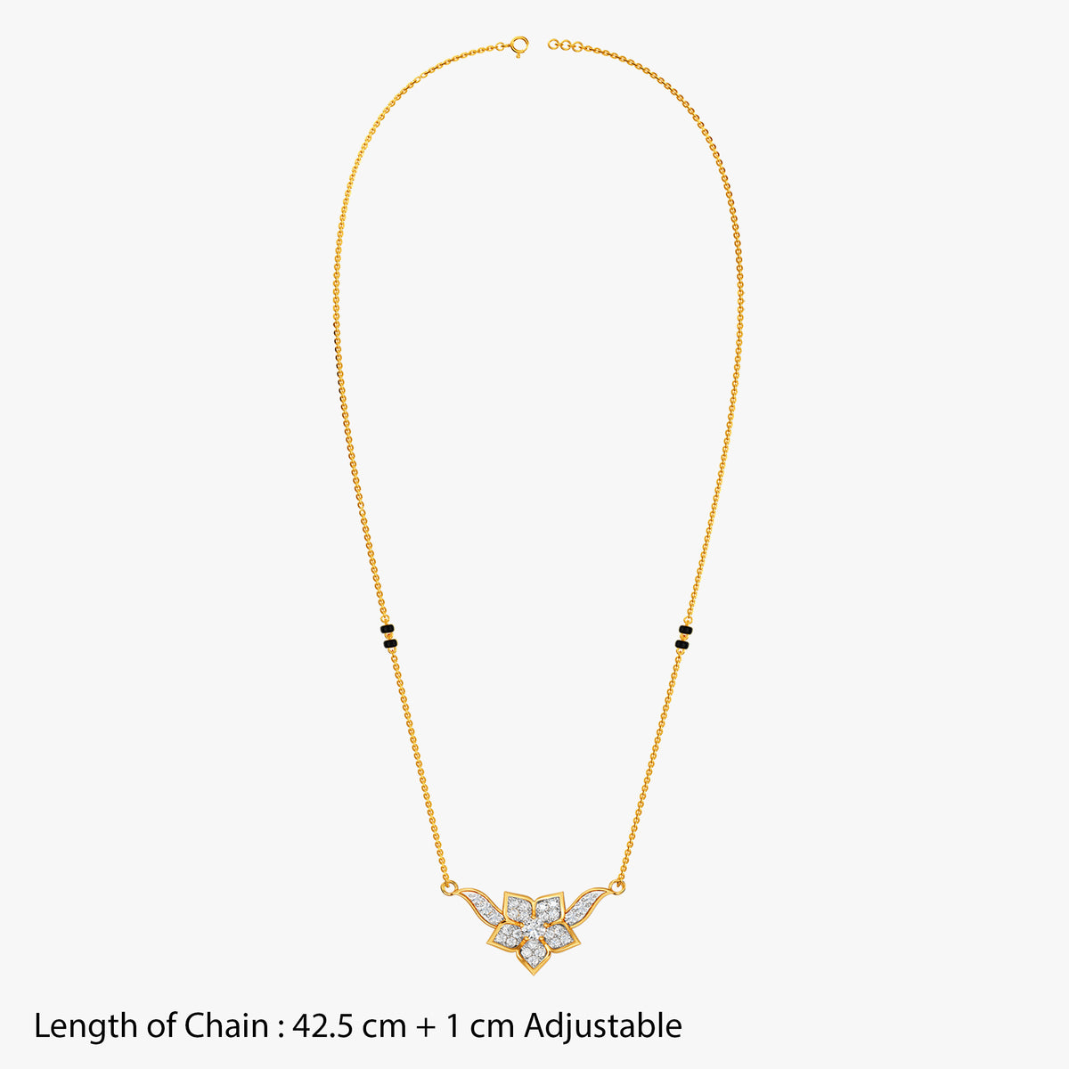 Gold Shyama Lab Grown Diamond Mangalsutra