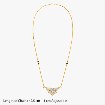 Gold Shyama Lab Grown Diamond Mangalsutra