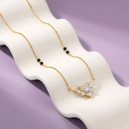 Gold Shyama Lab Grown Diamond Mangalsutra