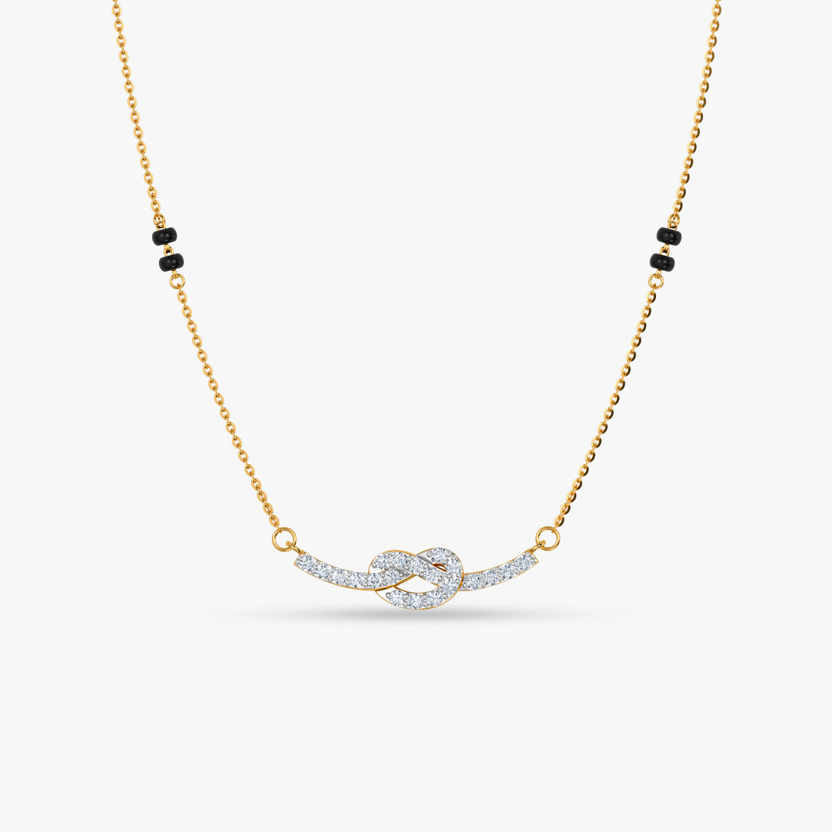 Gold Ambarika Lab Grown Diamond Mangalsutra