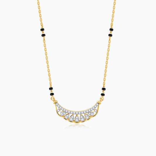 Gold Maahira Lab Grown Diamond Mangalsutra