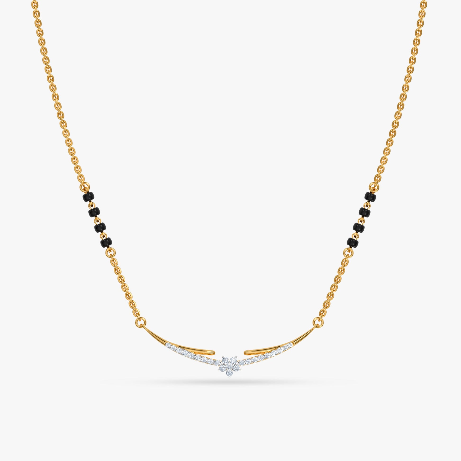 Gold Adya Lab Grown Diamond Mangalsutra