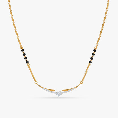 Gold Adya Lab Grown Diamond Mangalsutra